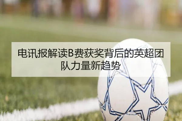 电讯报解读B费获奖背后的英超团队力量新趋势